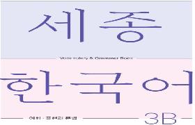 세종한국어 어휘 표현과 문법 3B